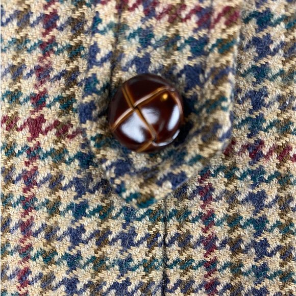 * VINTAGE - Jones New York - Houndstooth Wool Skirt - SIZE 8 - Picture 3 of 8